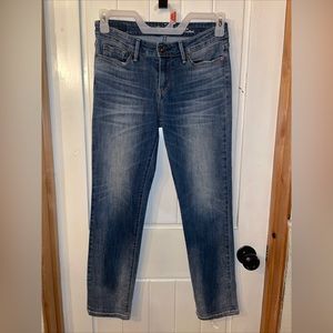 Women’s Levi Strauss Signature slim cuffed blue jeans